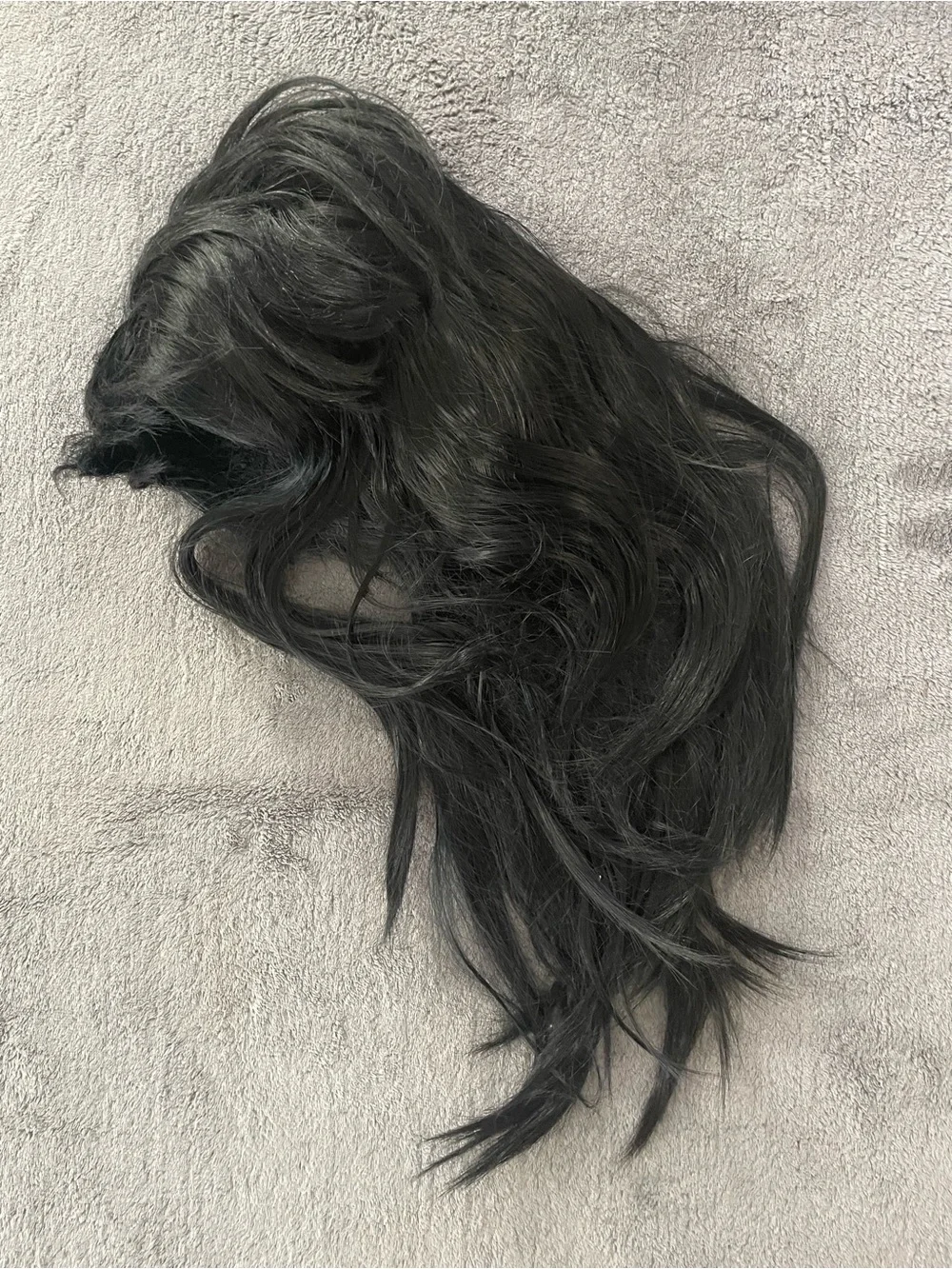 ALLAURA Elvira Dark Mistress Synthetic Wig Black Long Halloween Cosplay